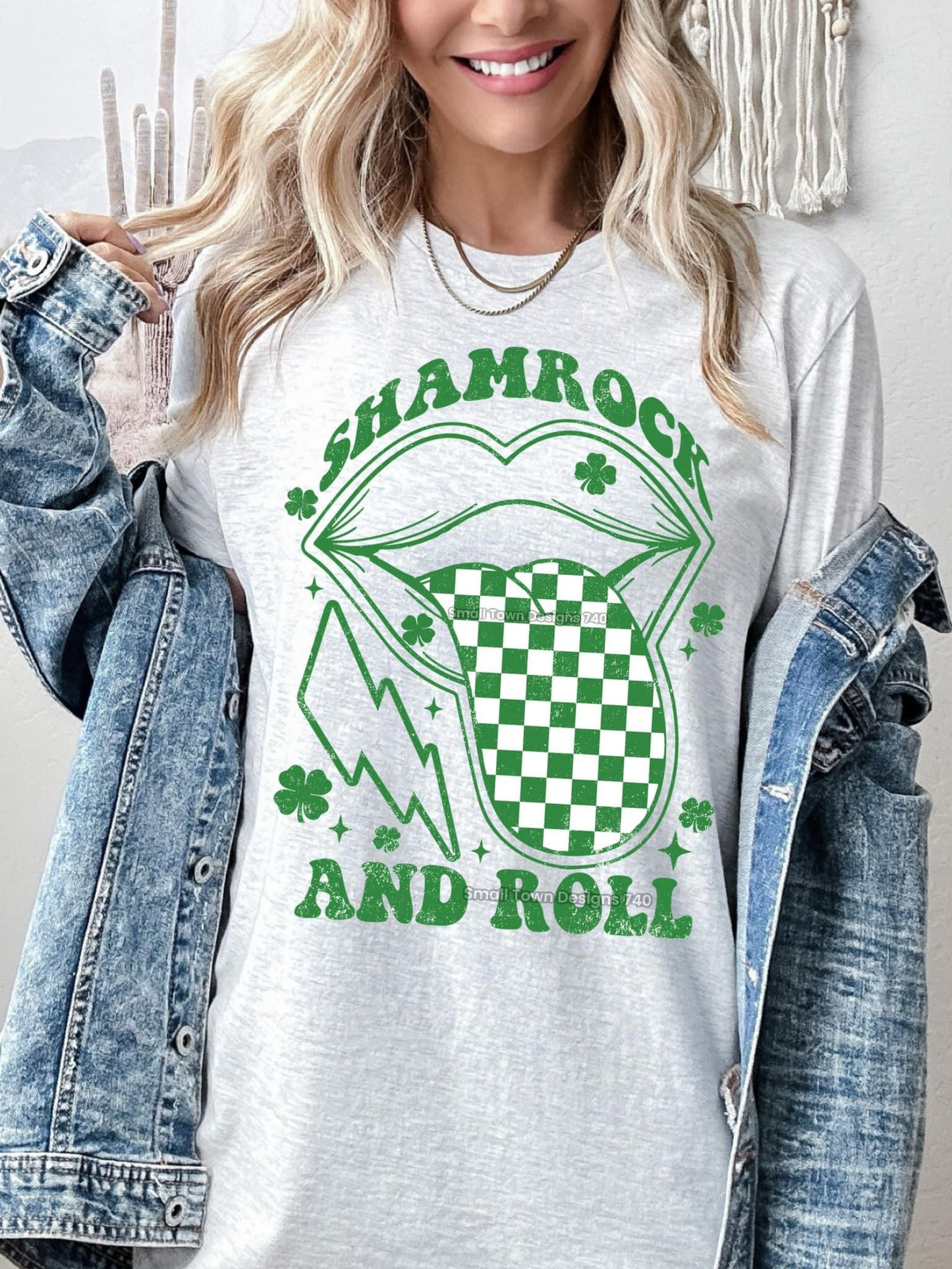 T-shirt Shamrock And Roll