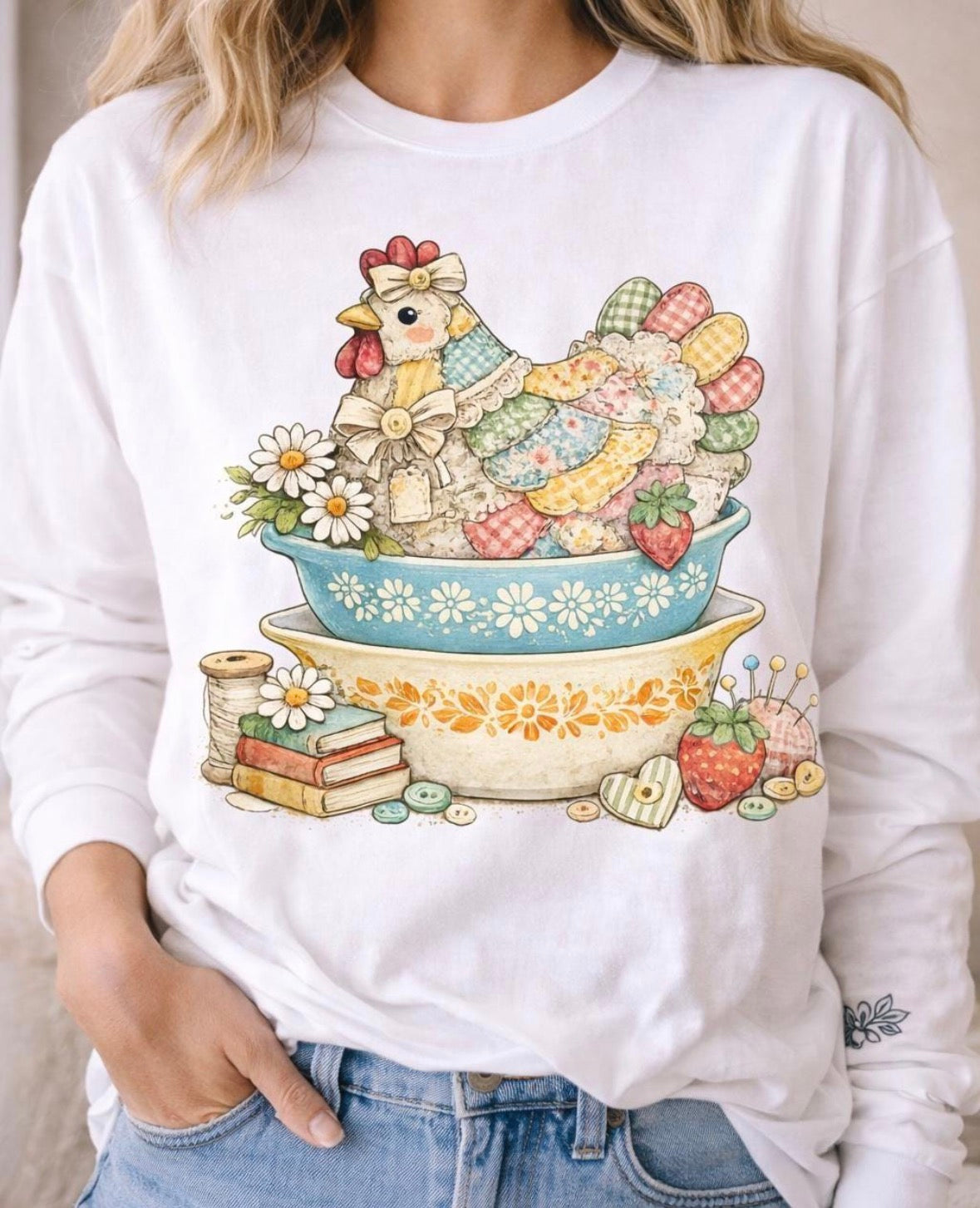 Chicken Vintage Pyrex Shirt