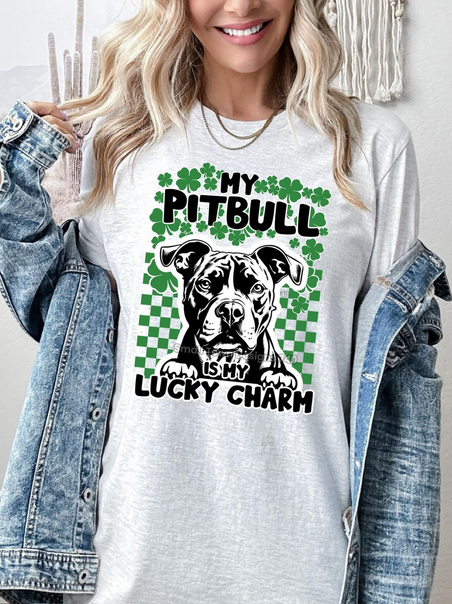 T-shirt My Pitbull Is My Lucky Charm