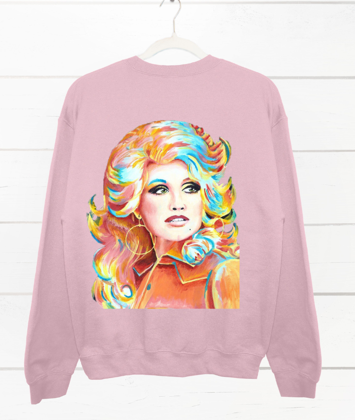 Crewneck Sweatshirt Sweater Watercolor