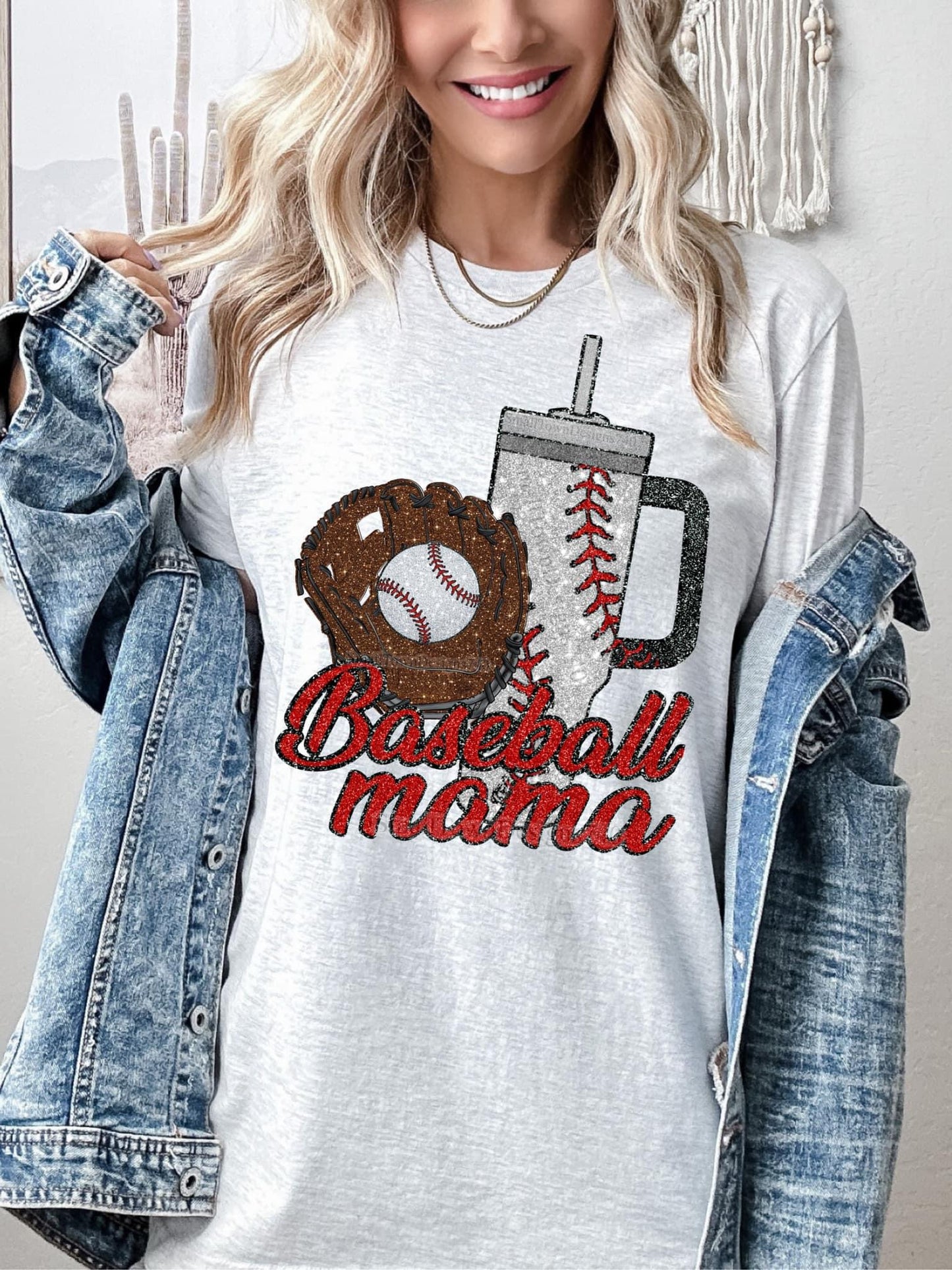 DTF Transfer Baseball Mama