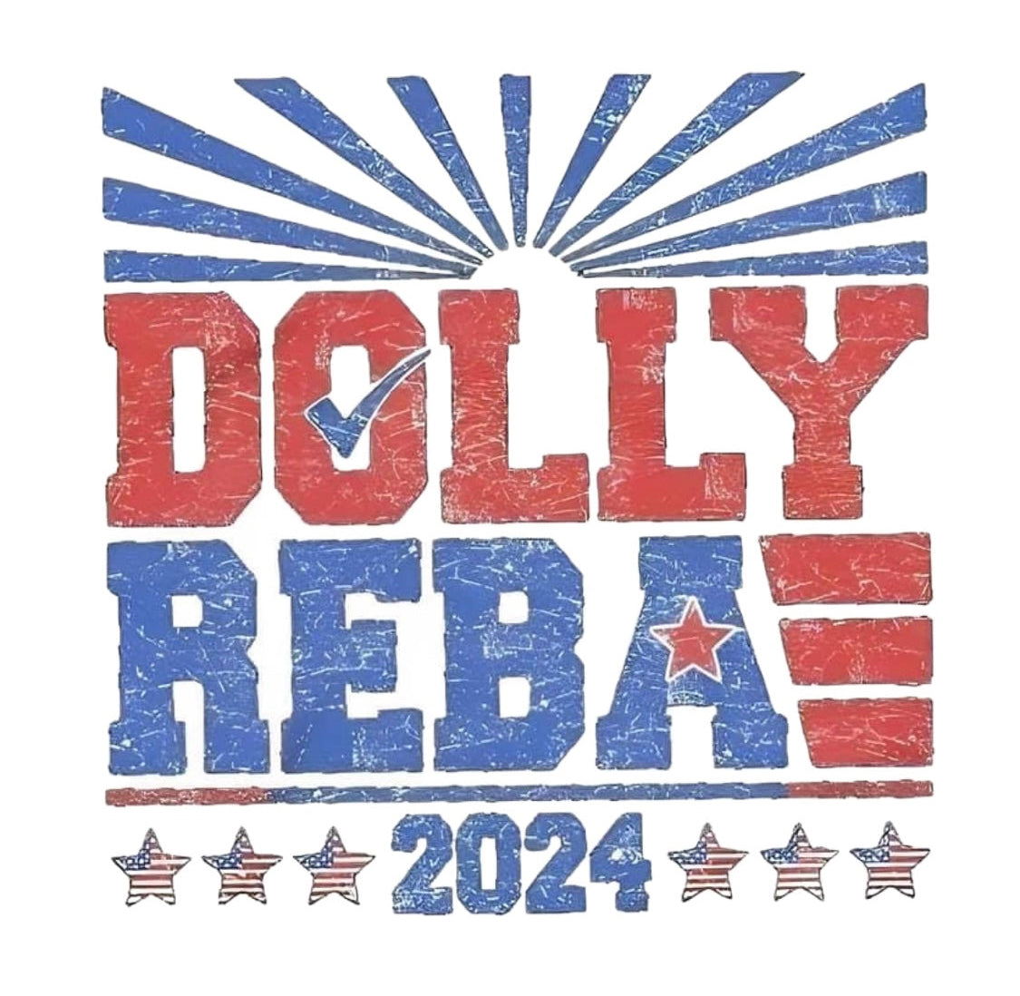 T-shirt Dolly And Reba 2024