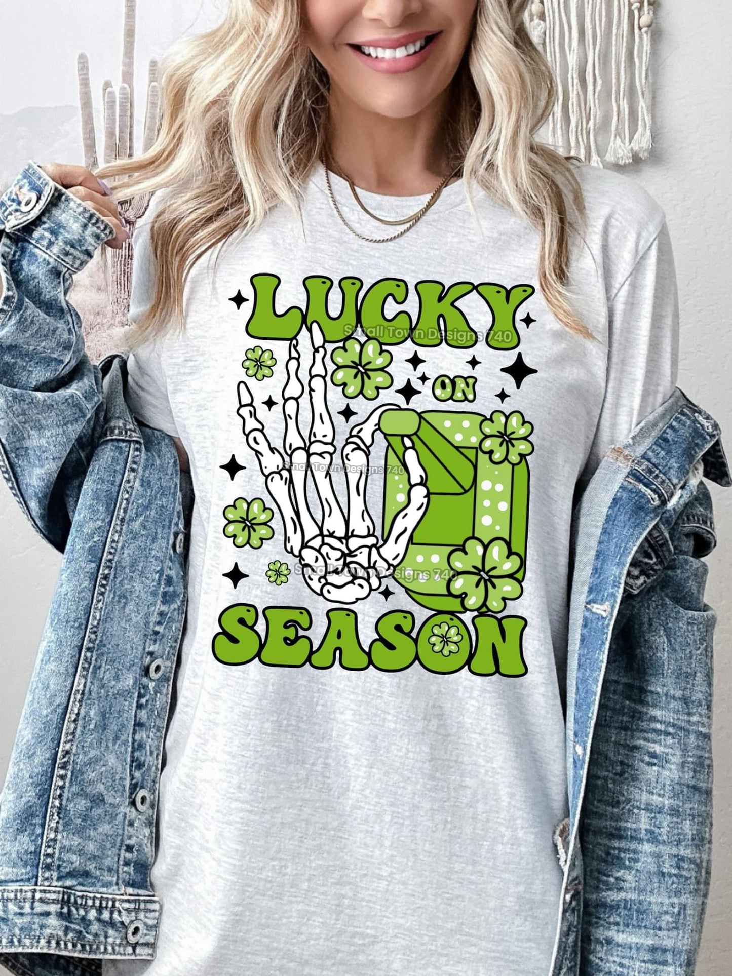 T-shirt Lucky Season Skelly Leprechaun Saint Patrick's Day Shirt