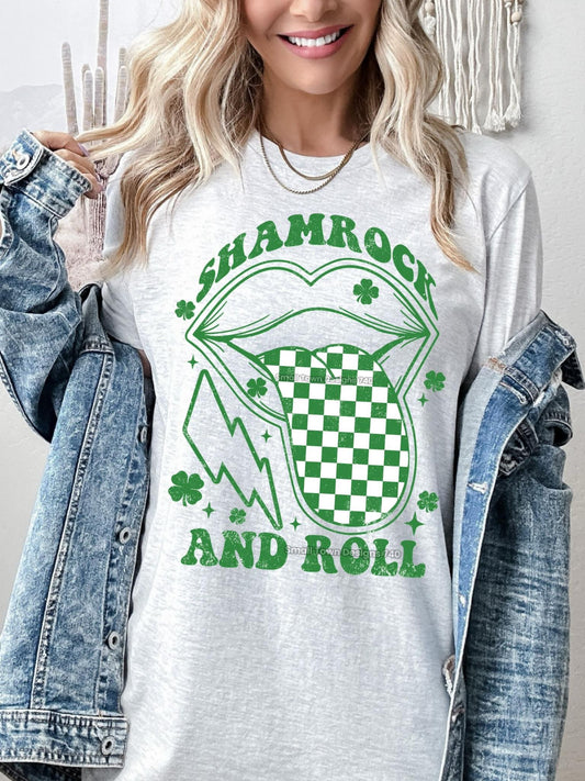 T-shirt Shamrock And Roll