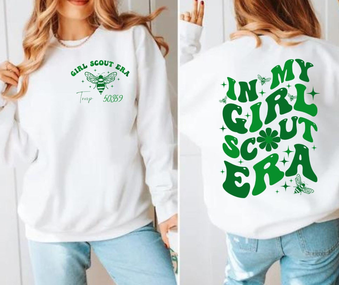 Crewneck Sweatshirt Sweater Girl Scout Era Mom