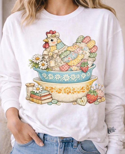 Chicken Vintage Pyrex Shirt