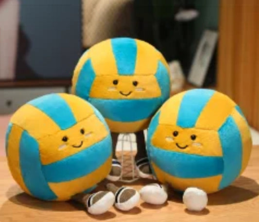 Volleyball Stuffy Mascot Stuffed Ball Animal (Pre-Order