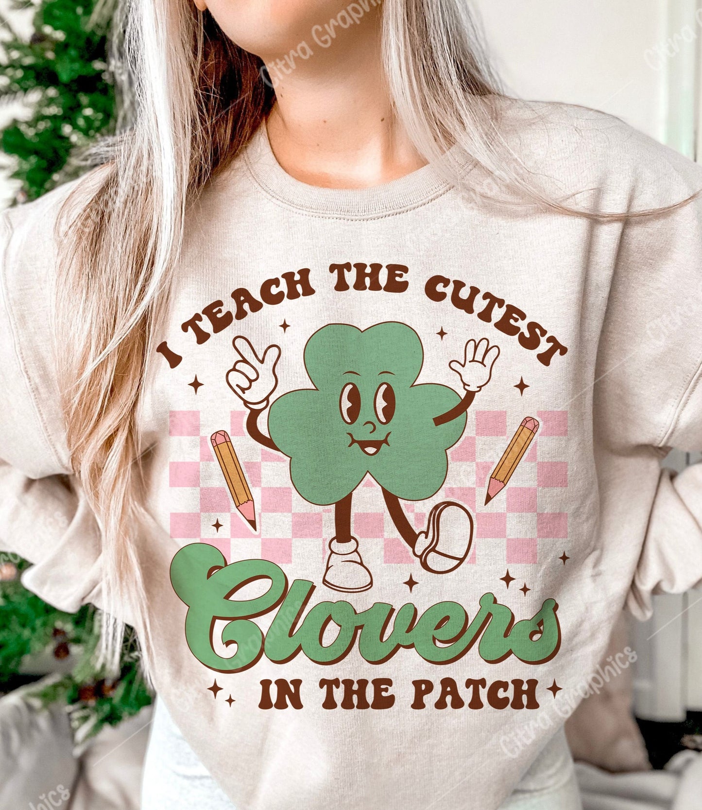 DTF Transfer Saint Patrick's Day I Teach The Cutest Clovers In The Patch