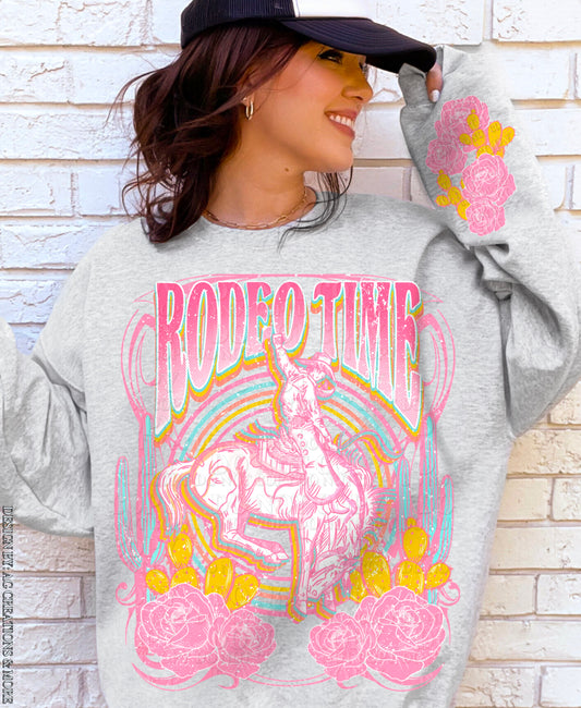 Crewneck Sweater Sweatshirt Rodeo Time