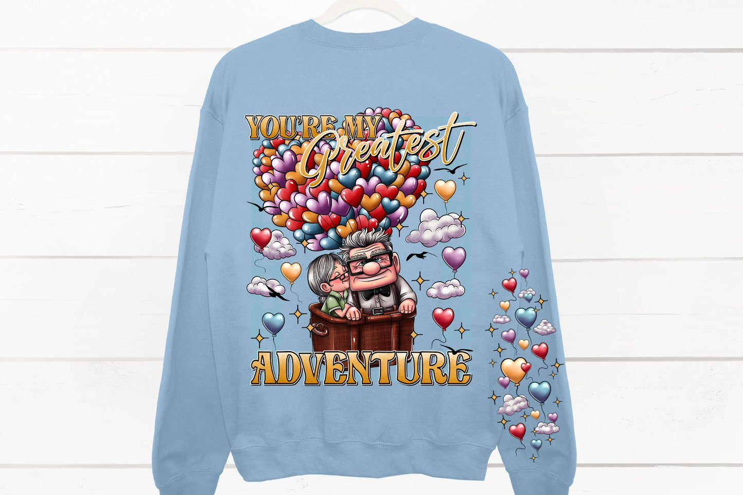 Crewneck Sweatshirt Sweater Up! You're My Greatest Adventure