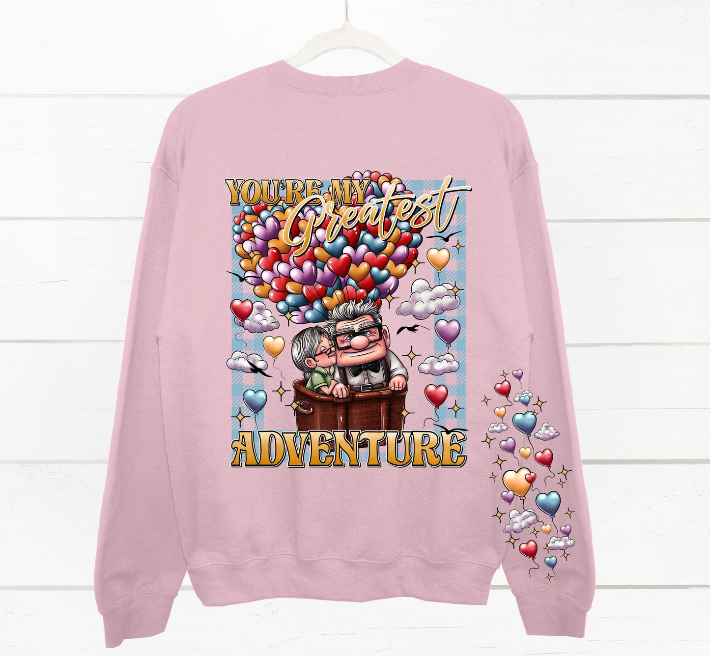 Crewneck Sweatshirt Sweater Up! You're My Greatest Adventure