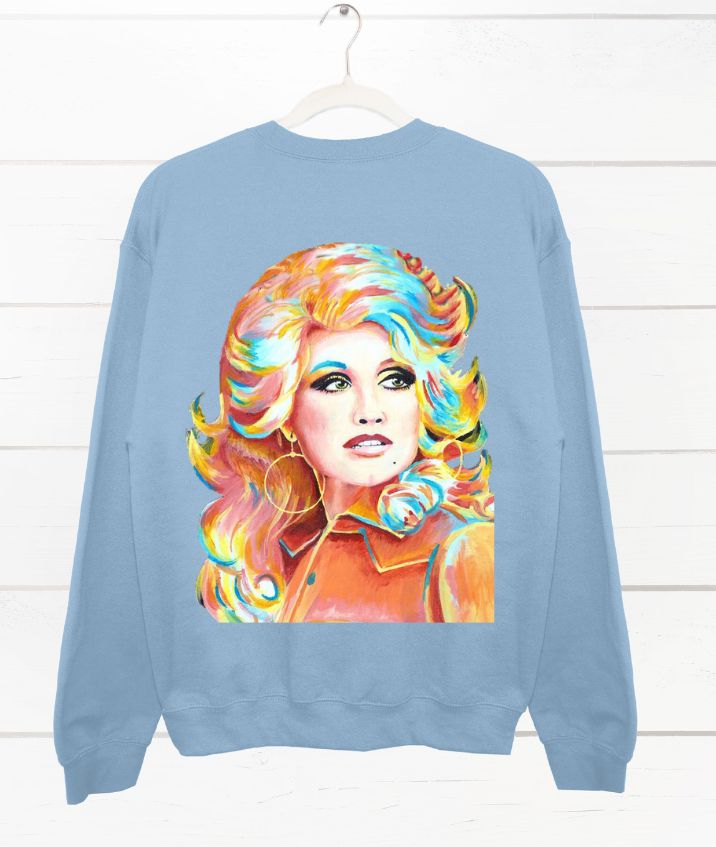 Crewneck Sweatshirt Sweater Watercolor