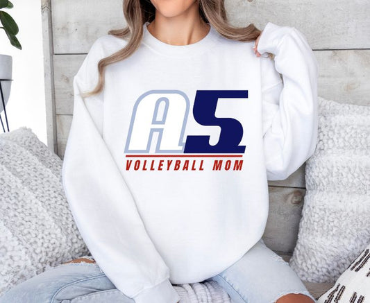 Crewneck A5 Volleyball Mom / A5 Volleyball Dad