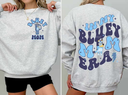 Crewneck Sweatshirt Sweater In My Blue Mom Era