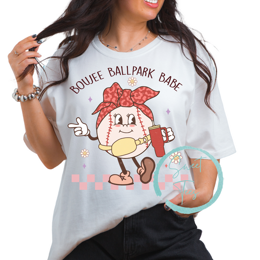 T-shirt Bougie Ballpark Babe