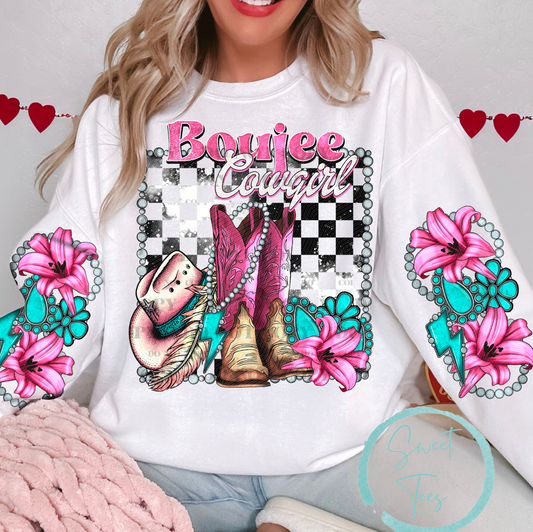 Crewneck Sweatshirt Sweater Bougie Cowgirl