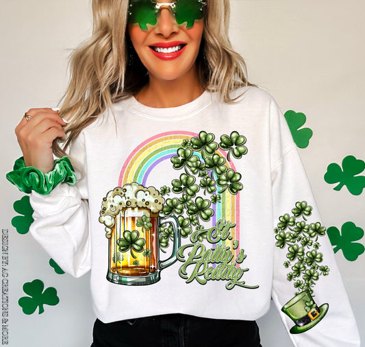 Crewneck Sweatshirt Sweater Saint Patty's Ready