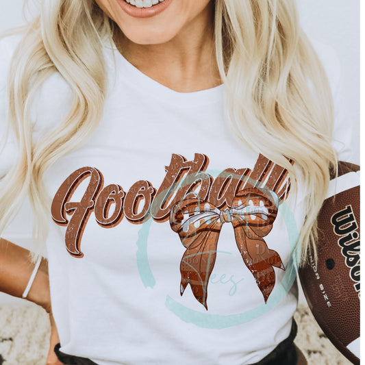 T-shirt Football Bow