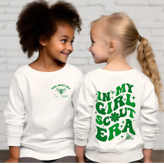 Crewneck Sweatshirt Sweater Girl Scout Era