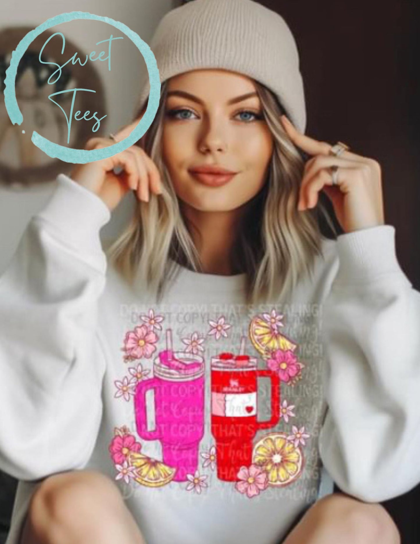 Crewneck Sweatshirt Sweater Stanley Lemonade Target Valentine