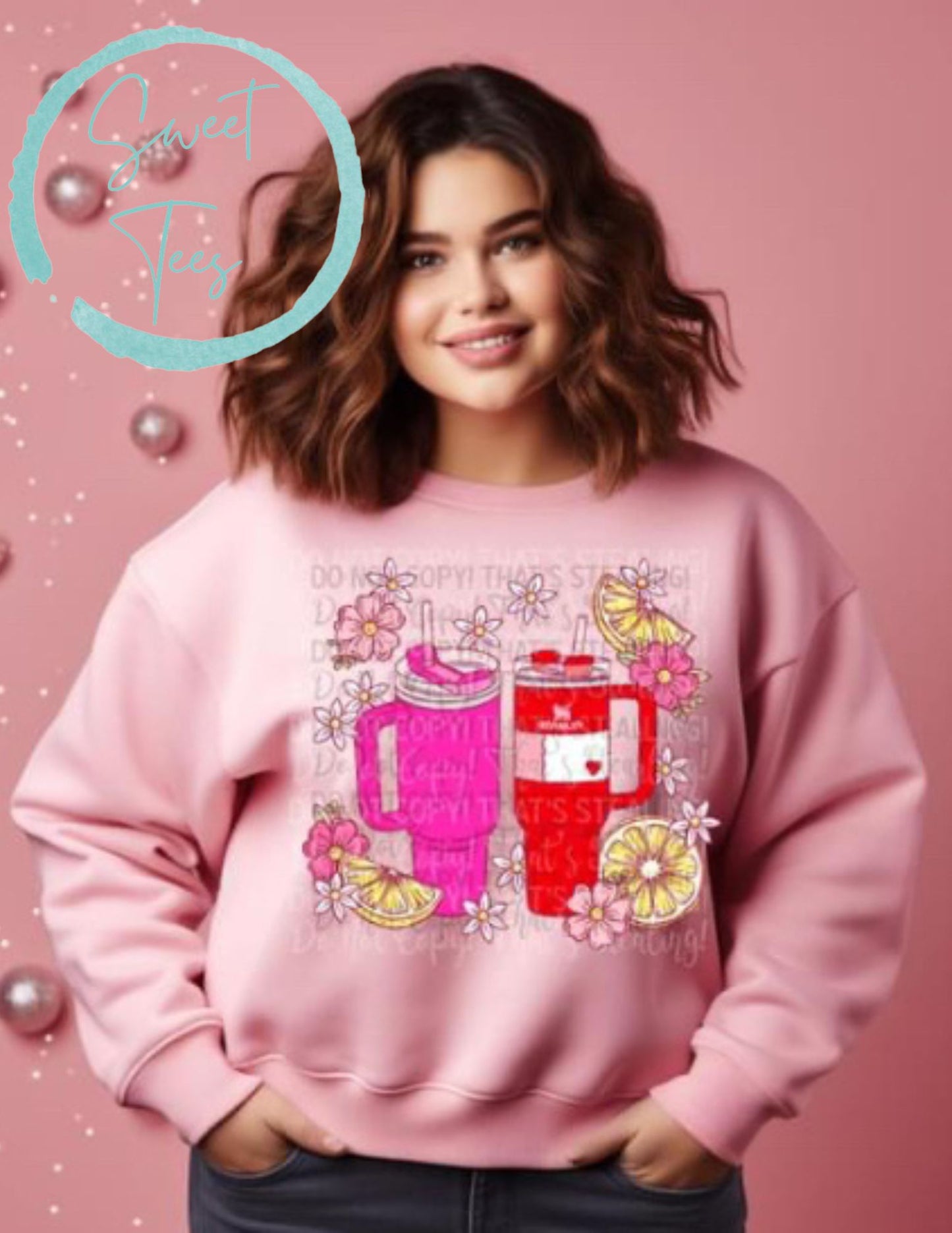 Crewneck Sweatshirt Sweater Stanley Lemonade Target Valentine
