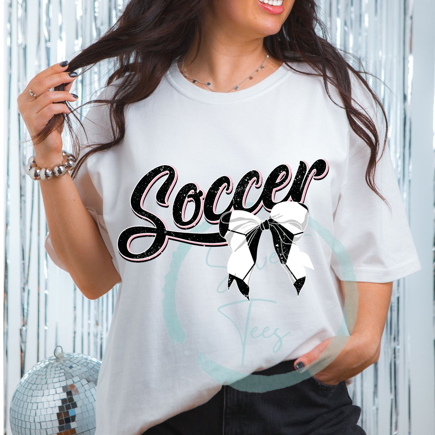 T-shirt Soccer Bow